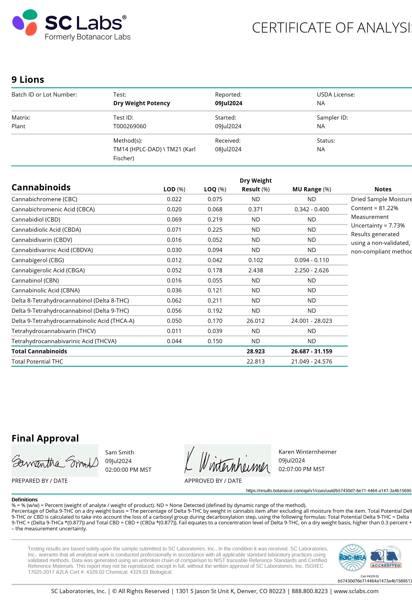 9 Lions